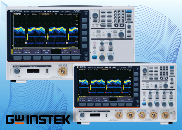 Бюджетные осциллографы GW Instek серий: GDS-73102A и GDS-73104A. С полосой пропускания 1 ГГц Бюджетные осциллографы GW Instek серий: GDS-73102A и GDS-73104A. С полосой пропускания 1 ГГц