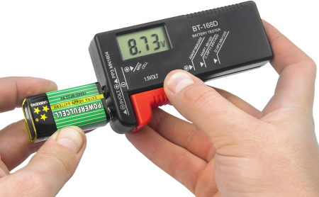 Тестер батареек МЕГЕОН BT-168D купить по низкой цене | МАКСПРОФИТ