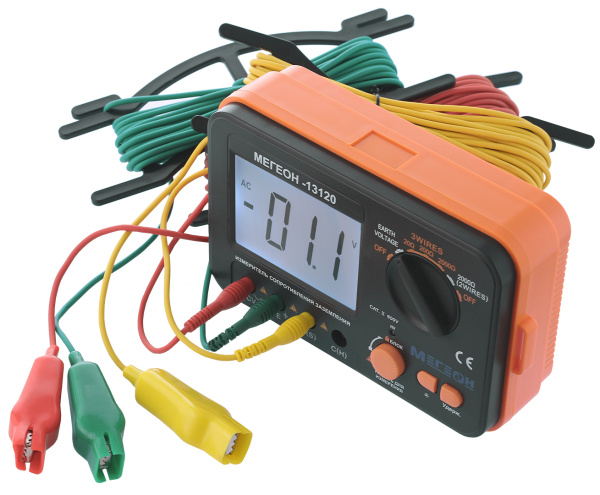 Омметр (измеритель сопротивления заземления)  МЕГЕОН 13120 купить по низкой цене | МАКСПРОФИТ